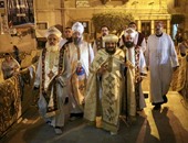الأنبا بافلى يترأس قداس عيد القيامة بالكاتدرائية المرقسية بالإسكندرية