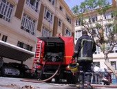 إصابة أحد موظفى إسكان القاهرة بأزمة قلبية بسبب أدخنة الحريق بمبنى المحافظة