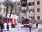 نائب محافظ القاهرة يتفقد موقع حريق مديرية الإسكان بديوان عام المحافظة