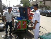 "أمن القاهرة" يطارد الاشغالات ويرفع 42 عربة مأكولات ويضبط 113 بائعا
