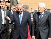 بالصور.. الرئيس الإيطالى يصل لبنان ويتفقد قوات بلاده العاملة فى "اليونيفيل"