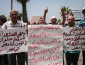 متظاهرو القائد إبراهيم ينعون شهداء حلوان وينددون بالإرهاب