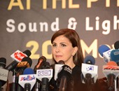 مؤتمر صحفى لماجدة الرومى  للإعلان عن حفلها تحت سفح الهرم 20 مايو