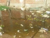صحافة مواطن:بالصور..مياه مجهولة المصدر تهدد بسقوط منازل مدينة الأمل بإمبابة
