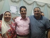 نادية مبروك تحتفل بوصول الإذاعى على الدمك لسن المعاش