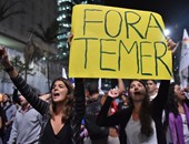 بالصور.. فى أول أسبوع من توليه المنصب.. المئات يتظاهرون ضد رئيس البرازيل المؤقت