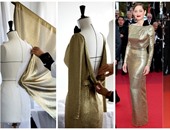 بالصور.. مراحل تصنيع "Dior " لفستان "ماريون كوتيار" بمهرجان "كان"
