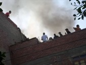 حريق يلتهم أربعة منازل بمركز سوهاج دون وفيات