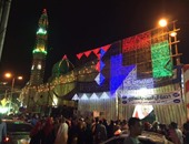 بالصور.. تواجد شيعى بمسجد السيدة زينب للاحتفال بمولدها