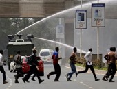 بالصور.. اخبار كينيا .. شرطة كينيا تستخدم مدافع المياه لتفريق محتجين