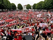 بالفيديو.. احتفالات صاخبة فى شوارع براجا بعد التتويج بلقب كأس البرتغال