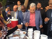 جابر نصار ومساعد وزير الخارجية يفتتحان معرض "أفريقيا آفاق جديدة" بجامعة القاهرة