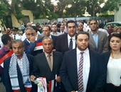 سفارة فلسطين فى القاهرة تشارك فى حفل تأبين ضحايا الطائرة المصرية