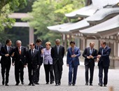 رئيس وزراء اليابان يصطحب زعماء مجموعة الـ7 لمزار دينى قبل انطلاق القمة