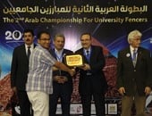  محافظ بنى سويف يشهد نهائى البطولة العربية للمبارزين الجامعيين   