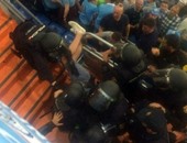 الشرطة الإسبانية تعتدى على جماهير مانشستر سيتى فى ليلة وداع الأبطال