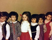 نيكول سابا أجمل البنات فى صورة لها أيام الطفولة