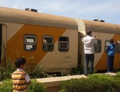 صحافة المواطن: بالفيديو والصور.. انفصال عربات قطار أبو قير وفزع بين الركاب