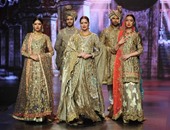 بالصور.. تصميمات أنيقة بأول عروض أسبوع فساتين الزفاف فى باكستان
