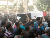 بالصور.. جنازة مهيبة لشهيد حلوان النقيب محمد حامد بمسقط رأسه فى المنوفية