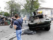 مقتل 3 شرطيين فى الشارع بدونيتسك الأوكرانية