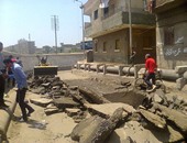 مرور القاهرة: استمرار أعمال الحفر لمد كابلات كهربائية بشوارع وسط البلد