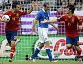 فلاش باك.. إسبانيا تنجو من "كمين" إيطاليا فى يورو 2012
