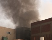 الحماية المدنية تسيطر على حريق مصنع القطن الطبى فى المحلة