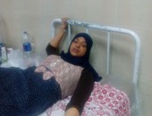 صورة الممرضة المعتدى عليها  من قِبَل موظفين بمستشفى أحمد ماهر