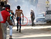 الإخوان يطلقون الخرطوش على الشرطة بالمطرية ويرفعون علم إسرائيل