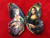 فنان مكسيكى يعيد رسم اللوحات الكلاسيكية على أجنحة الفراشات