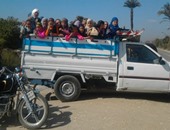 "واتس آب اليوم السابع": سيارة نصف نقل وسيلة مواصلات تلاميذ مدارس بساقلتة