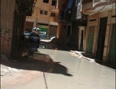 واتس آب اليوم السابع: شوارع "السيوف" بالإسكندرية غارقة فى مياه الصرف