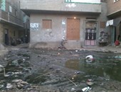 واتس آب اليوم السابع: مياه الصرف تغرق شوارع قرية غيتة فى بلبيس بالشرقية