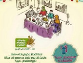 بنك الطعام المصرى يطلق حملة "هتفطر مين النهاردة من المصريين"