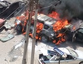 قارئ يشارك عبر"واتس آب اليوم السابع" بصور لحظة تفجير موكب النائب العام