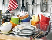الأعمال المنزلية وغسل الأطباق يقللان من الضغط والعصبية