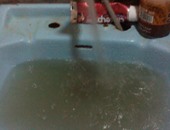 واتس آب اليوم السابع: اختلاط مياه الصرف بالشرب بمنطقة الكونيسة فى الهرم