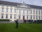 بالصور.. بعثة "اليوم السابع" داخل قصر الرئاسة الألمانية قبل وصول السيسى