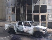 أمن الشرقية: سيارة الشرطة المحترقة تابعة لمدير المباحث الجنائية ببورسعيد
