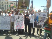 متظاهرو القائد إبراهيم يحتفلون بنجاح زيارة السيسى إلى ألمانيا 