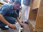 طلاب بالكلية التكنولوجية بالإسكندرية يبتكرون قطارا ضد الحوادث