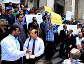 مشادات بين المحامين المؤيدين والمعارضين للإضراب بالإسكندرية