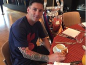 كأس أبطال أوروبا على مائدة إفطار ميسى