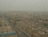 "واتس آب اليوم السابع": عاصفة ترابية تجتاح العاصمة السعودية