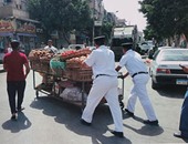 ضبط 120 بائعا متجولا ورفع 39 عربة مأكولات فى حملة أمنية بالقاهرة