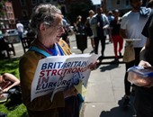الآلاف يشاركون فى مسيرة بلندن احتجاجا على نتيجة استفتاء بريطانيا