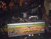 بالصور.. 5 سيارات إطفاء تسيطر على حريق أسواق "تحيا مصر" بالمحلة