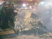 بالصور.. مصرع سيدة وإصابة 7 أشخاص فى حادث تصادم بطريق الجيش بالإسكندرية