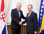 الرئيس البوسنى يستقبل السفير المصرى فى سراييفو